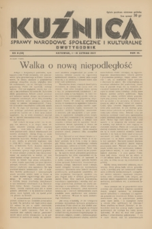 Kuźnica : sprawy narodowe, społeczne i kulturalne. R.3, 1937, nr 3