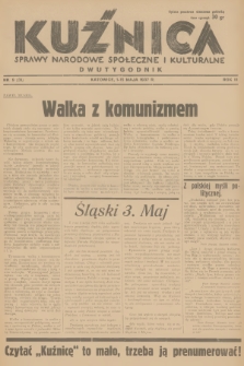 Kuźnica : sprawy narodowe, społeczne i kulturalne. R.3, 1937, nr 9
