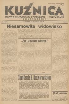 Kuźnica : sprawy narodowe, społeczne i kulturalne. R.4, 1938, nr 4