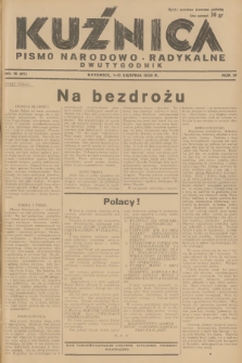 Kuźnica : pismo narodowo-radykalne. R.4, 1938, nr 15