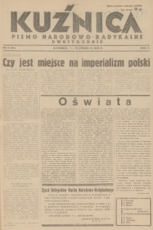 Kuźnica : pismo narodowo-radykalne. R.5, 1939, nr 11
