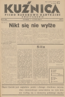 Kuźnica : pismo narodowo-radykalne. R.5, 1939, nr 13