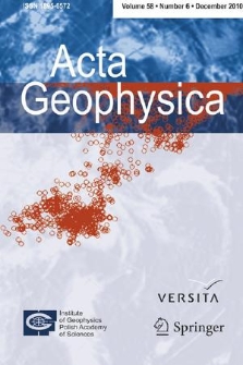 Acta Geophysica. Vol. 58, 2010, no. 6