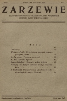 Zarzewie : czasopismo poświęcone sprawom polityki państwowej i historji ruchu zarzewiackiego. R.1, 1930, № 2