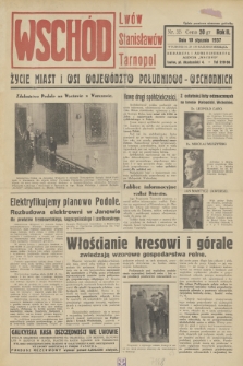 Wschód : Lwów, Stanisławów, Tarnopol : życie miast i wsi województw południowo-wschodnich. R.2, 1937, nr 35