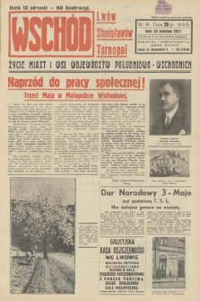 Wschód : Lwów, Stanisławów, Tarnopol : życie miast i wsi województw południowo-wschodnich. R.2, 1937, nr 46