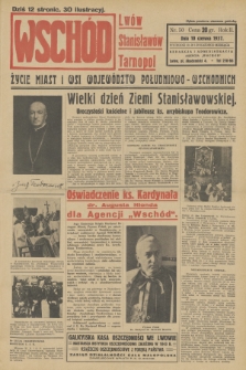 Wschód : Lwów, Stanisławów, Tarnopol : życie miast i wsi województw południowo-wschodnich. R.2, 1937, nr 50