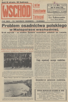 Wschód : Lwów, Stanisławów, Tarnopol : życie miast i wsi województw południowo-wschodnich. R.3, 1938, nr 86