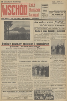 Wschód : Lwów, Stanisławów, Tarnopol : życie miast i wsi województw południowo-wschodnich. R.3, 1938, nr 109