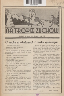 Na Tropie Zuchów : dodatek do nr 1 „Na Tropie”. R.7, 1934