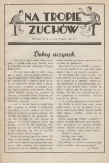 Na Tropie Zuchów : dodatek do nr 4 „Na Tropie”. R.7, 1934