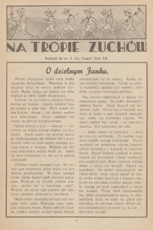 Na Tropie Zuchów : dodatek do nr 8 „Na Tropie”. R.7, 1934