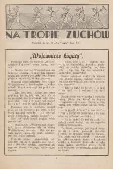 Na Tropie Zuchów : dodatek do nr 10 „Na Tropie”. R.7, 1934