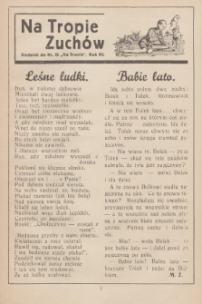 Na Tropie Zuchów : dodatek do nr 15 „Na Tropie”. R.7, 1934