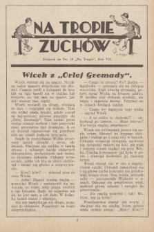 Na Tropie Zuchów : dodatek do nr 18 „Na Tropie”. R.7, 1934