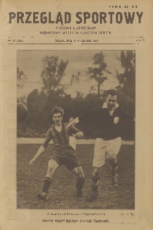 Przegląd Sportowy : tygodnik ilustrowany poświęcony wszelkim gałęziom sportu. R. 5, 1925, nr 37