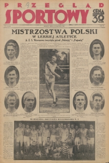 Przegląd Sportowy. R. 6, 1926, nr 33