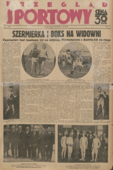 Przegląd Sportowy. R. 10, 1930, nr 31
