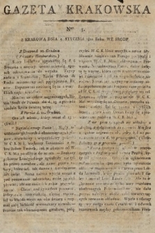 Gazeta Krakowska. 1811, nr 3