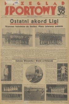 Przegląd Sportowy. R. 11, 1931, nr 95