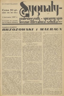 Sygnały : sprawy społeczne, literatura, sztuka. R. 4, 1936, nr 28