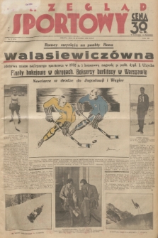 Przegląd Sportowy. R. 13, 1933, nr 8