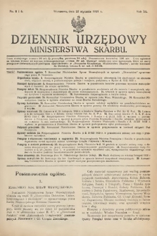 Dziennik Urzędowy Ministerstwa Skarbu. 1921, nr 2-3