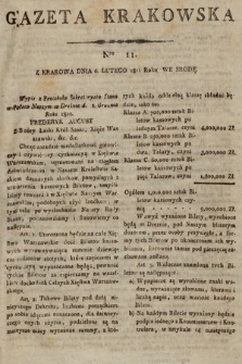 Gazeta Krakowska. 1811, nr 11