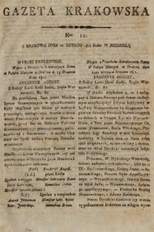 Gazeta Krakowska. 1811, nr 12