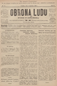 Obrona Ludu. R.11, 1908, nr 15