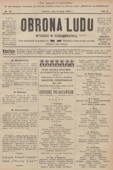 Obrona Ludu. R.11, 1908, nr 20