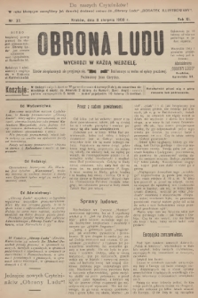 Obrona Ludu. R.11, 1908, nr 32