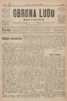 Obrona Ludu. R.12, 1909, nr 9