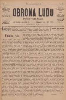 Obrona Ludu. R.12, 1909, nr 18
