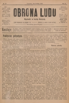 Obrona Ludu. R.12, 1909, nr 22