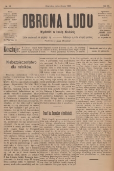 Obrona Ludu. R.12, 1909, nr 27