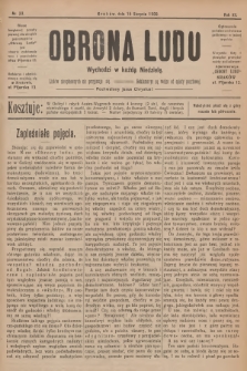 Obrona Ludu. R.12, 1909, nr 33