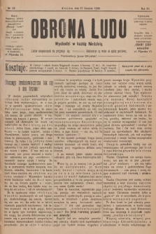 Obrona Ludu. R.12, 1909, nr 34