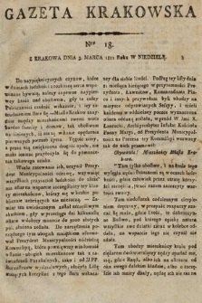 Gazeta Krakowska. 1811, nr 18