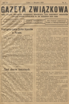 Gazeta Związkowa : pismo Związku Organistów Archidiecezji Krakowskiej i Kasy Samopomocy Organistów. R.3, 1929, nr 4