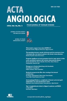 Acta Angiologica. Vol. 26, 2020, no. 2