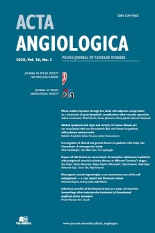 Acta Angiologica. Vol. 26, 2020, no. 3
