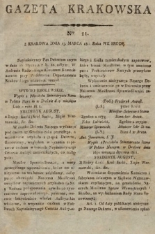 Gazeta Krakowska. 1811, nr 21