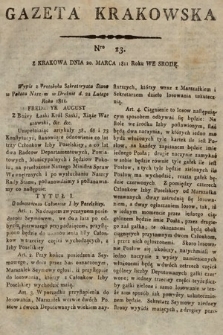 Gazeta Krakowska. 1811, nr 23