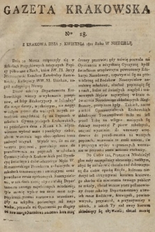 Gazeta Krakowska. 1811, nr 28