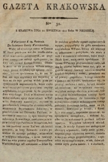 Gazeta Krakowska. 1811, nr 32