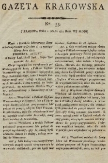 Gazeta Krakowska. 1811, nr 35