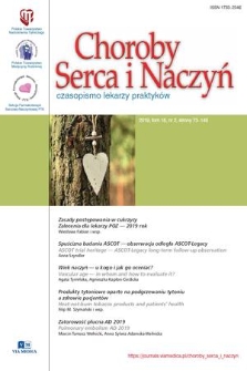 Choroby Serca i Naczyń : czasopismo lekarzy praktyków. T. 16, 2019, nr 2