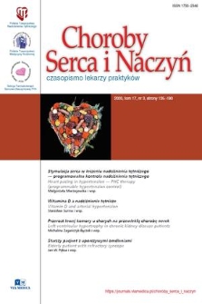 Choroby Serca i Naczyń : czasopismo lekarzy praktyków. T. 17, 2020, nr 3