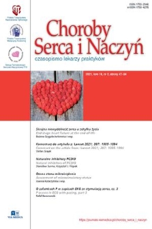 Choroby Serca i Naczyń : czasopismo lekarzy praktyków. T. 18, 2021, nr 2